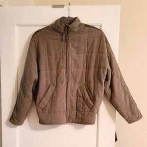 Bohme Womans Bomber Jacket Khalki Color Size XS